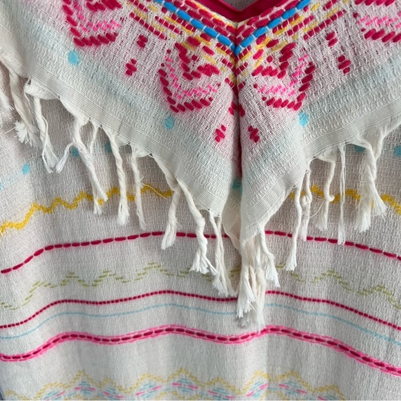 Amanda Uprichard Boho Fray Embroidered Dress Small - Picture 3 of 4